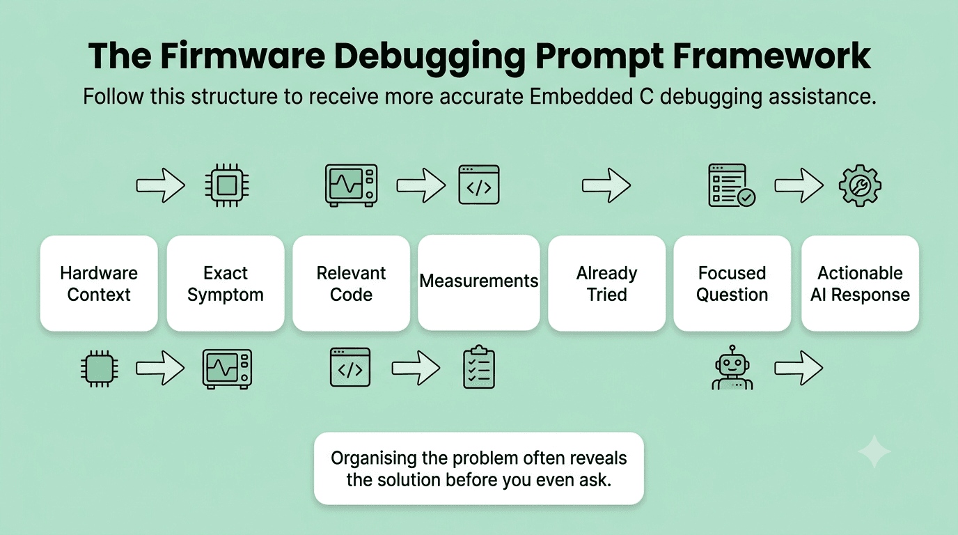 Firmware debugging prompt workflow