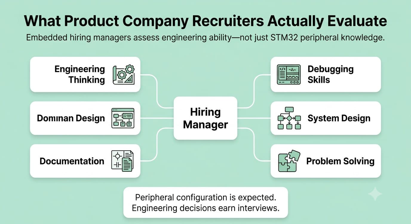 What embedded recruiters look for in STM32 projects