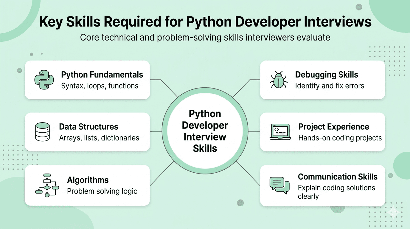 Python developers interview key skills 