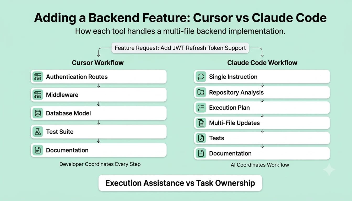 Cursor and claude workflow 