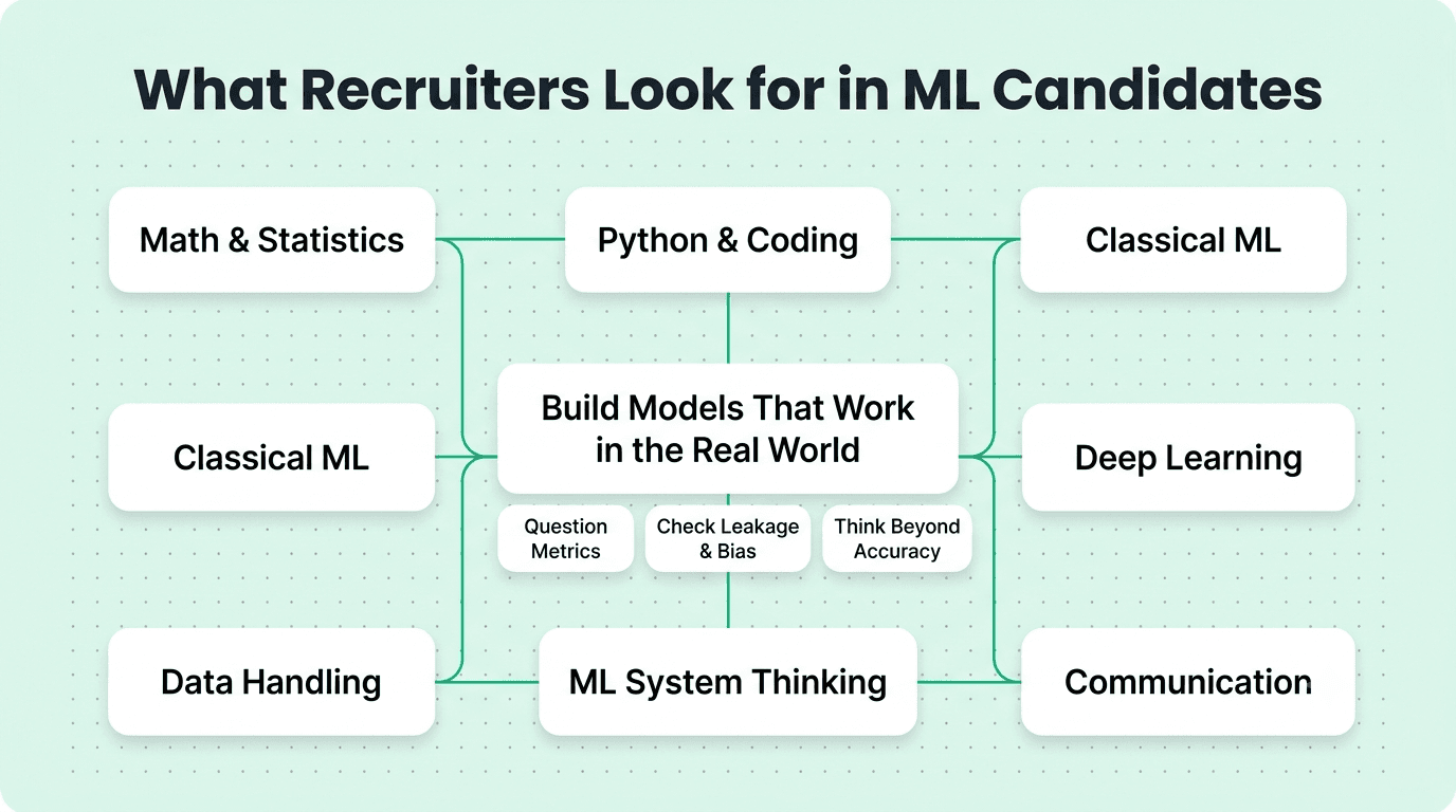 Core skills recruiters look for in machine learning candidates