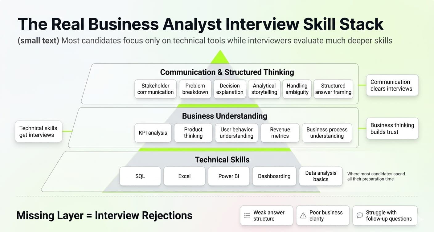 Business analyst interview skill stack 