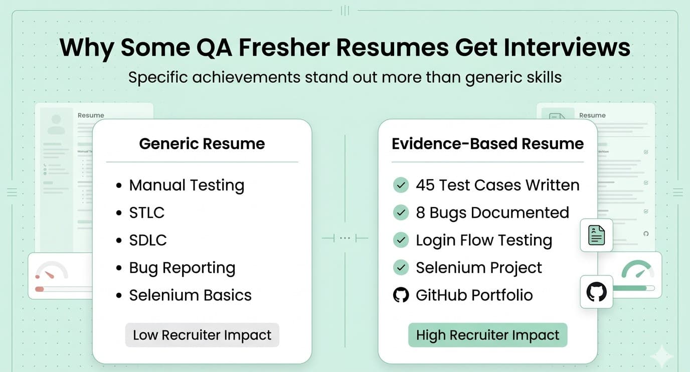Generic resume vs experienced resume 
