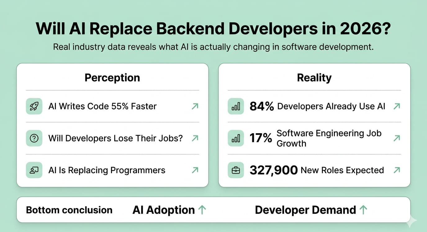 Will ai replace backend developers in 2026