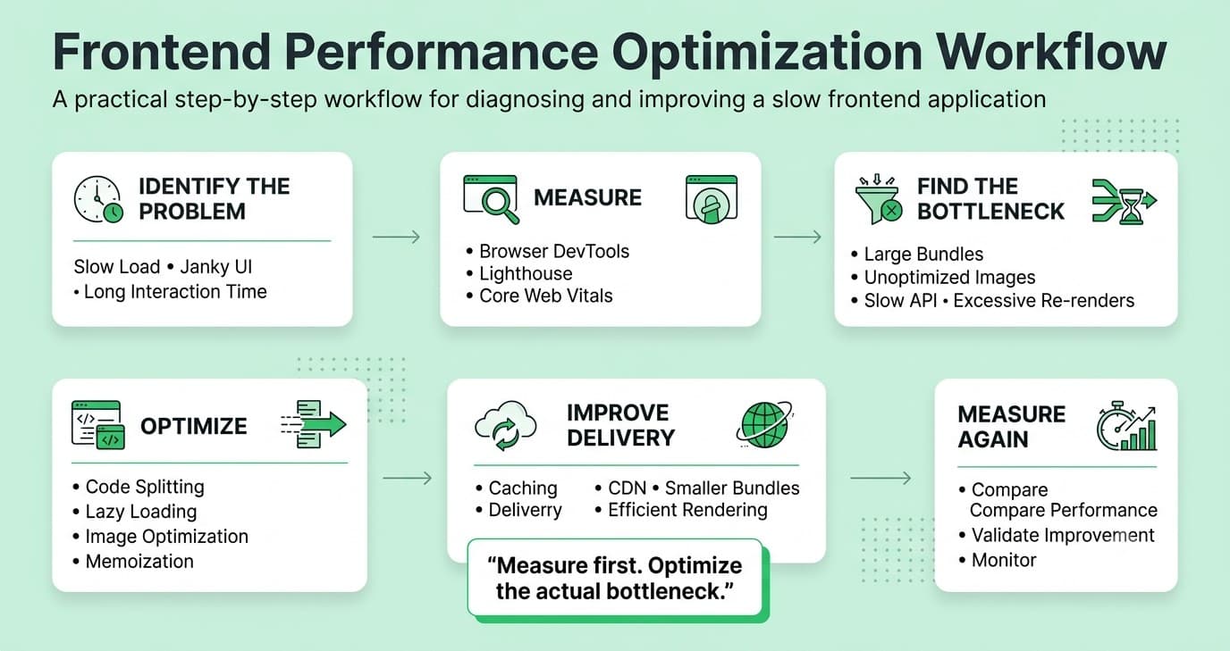 Frontend performance optimization skills for faster web applications