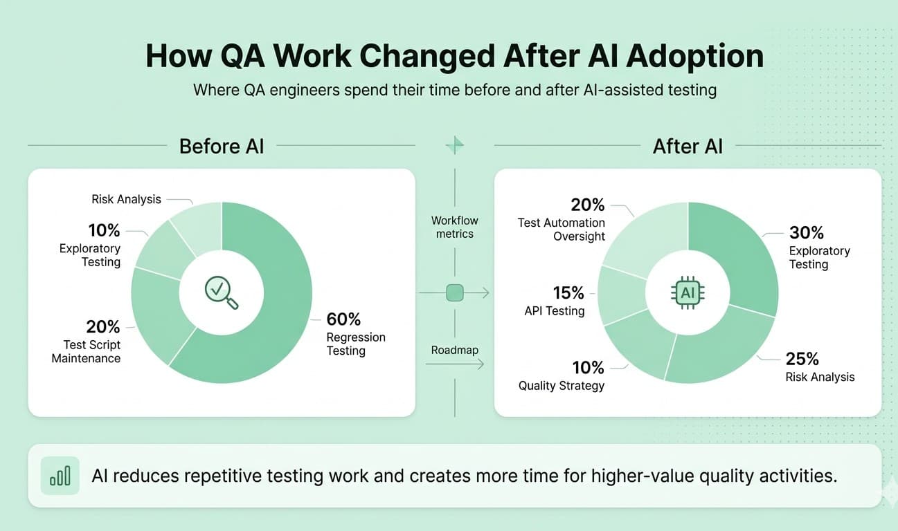 Before ai vs after ai QA work 