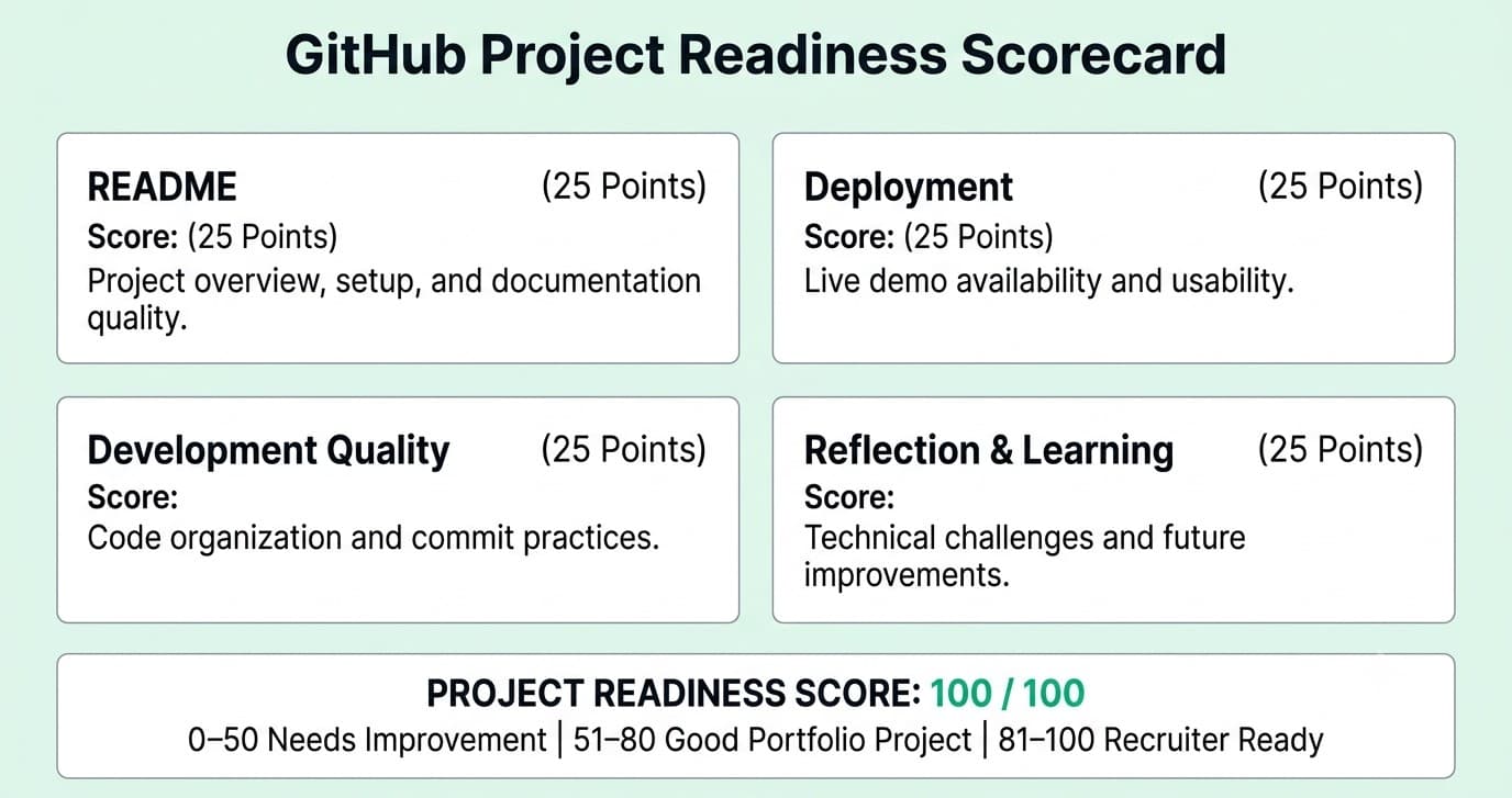 GitHub project readiness 