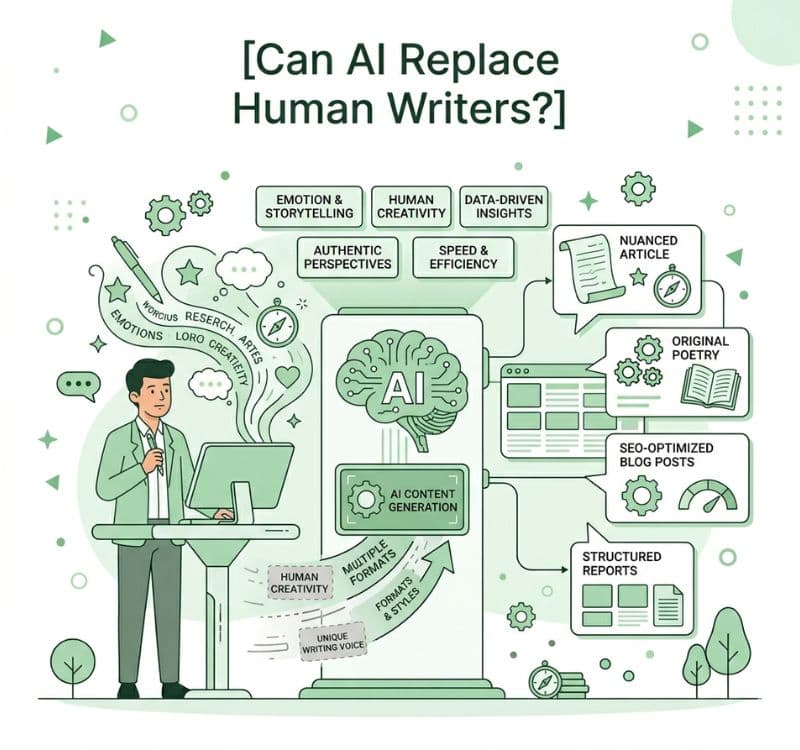 Can AI Replace Human Writers? 
