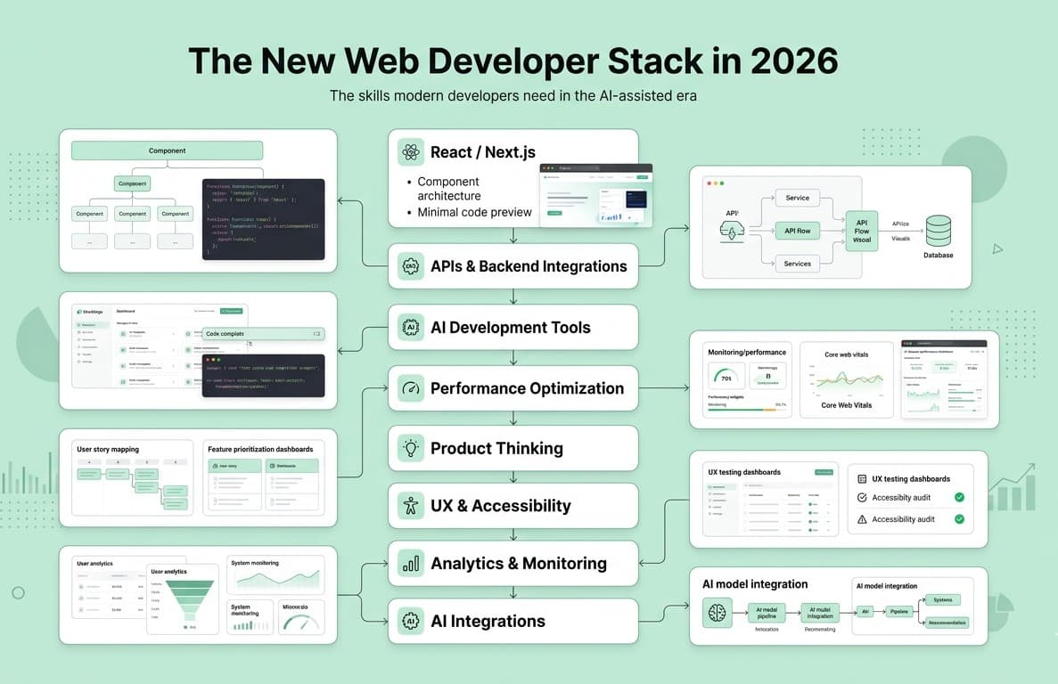 Web developer stack in 2026