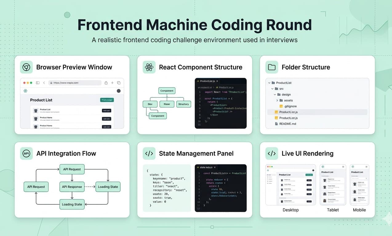 Frontend machine coding round