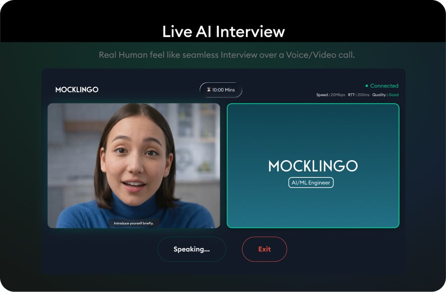 Practice Fresher Interviews with AI