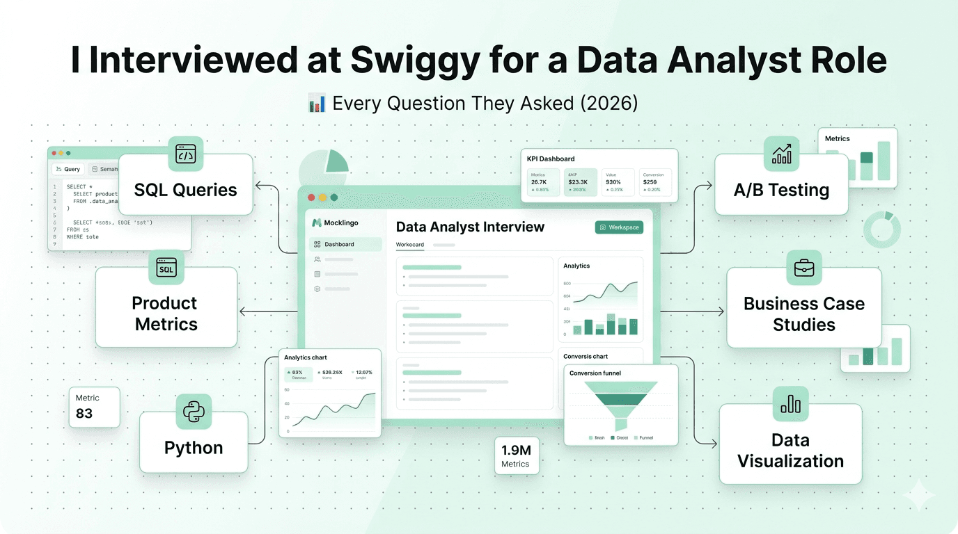 Interview at Swiggy for dara analyst role