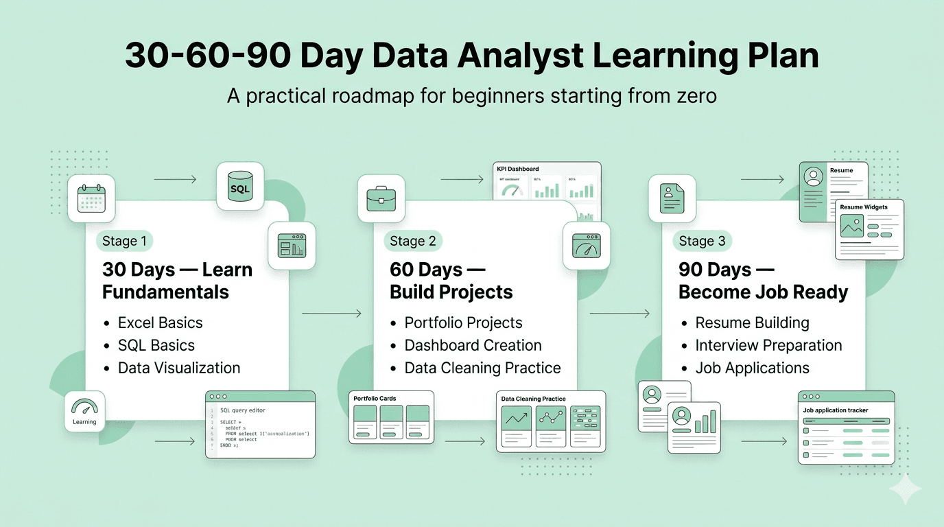 Realistic timeline for beginners to become data analyst