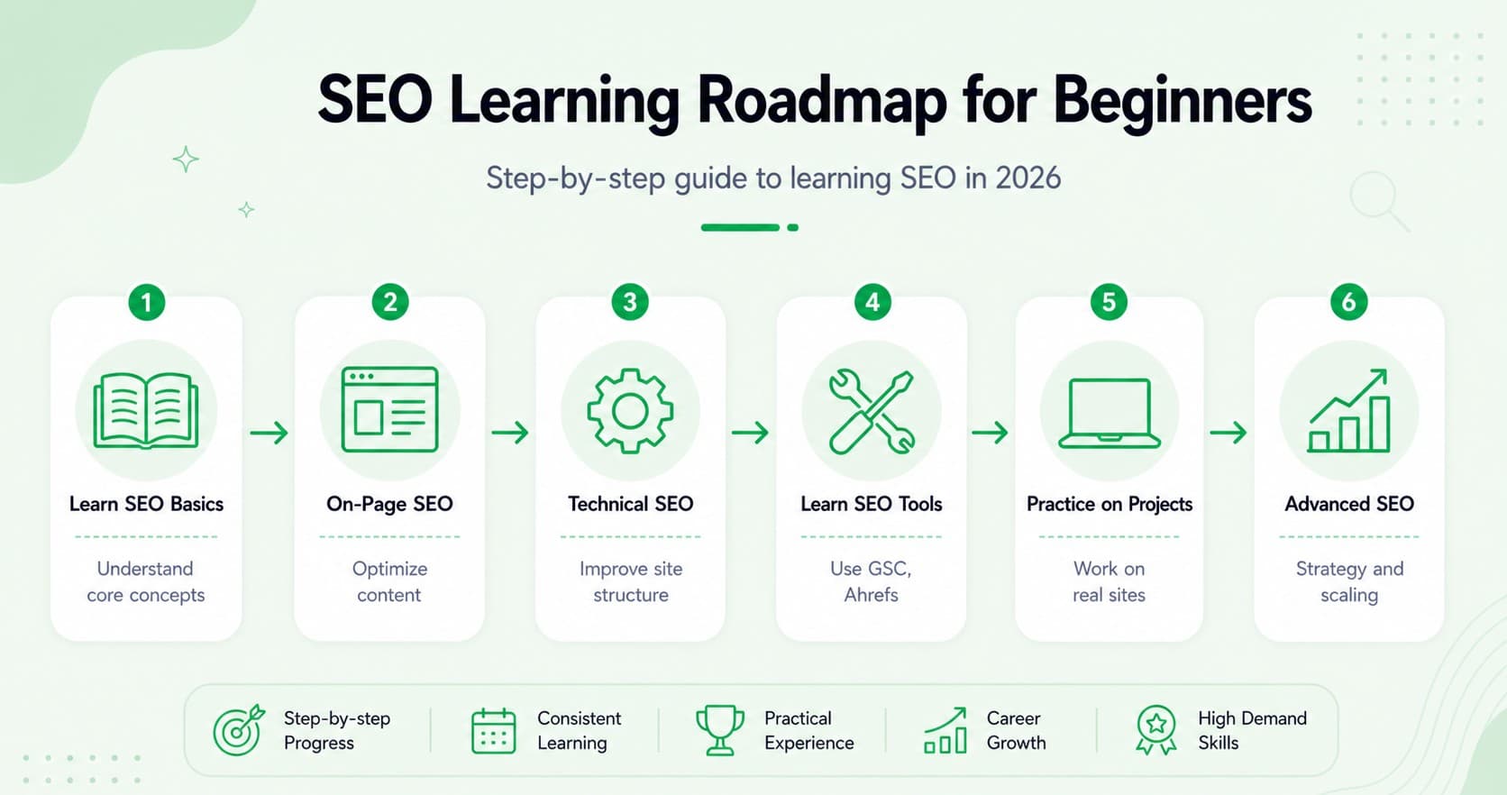 SEO learning roadmap for beginners
