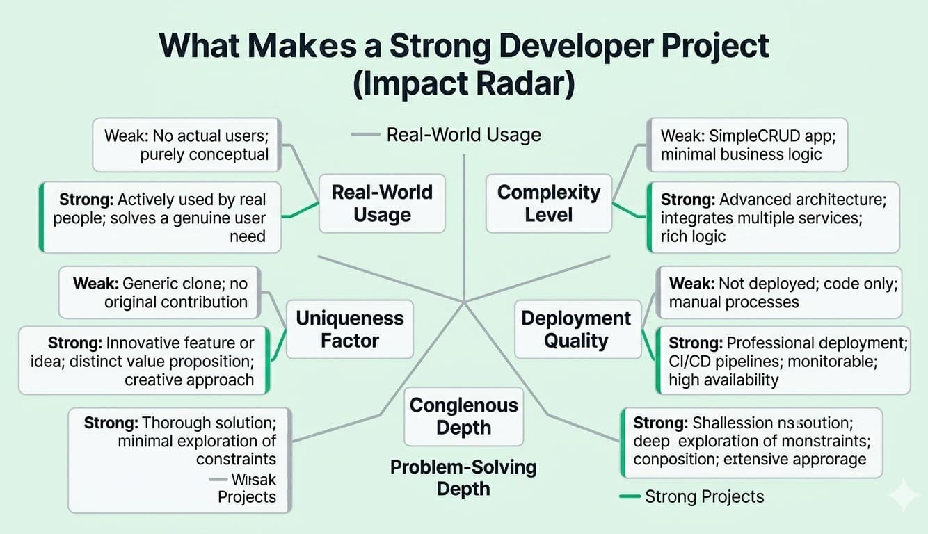 Strong devloper project section