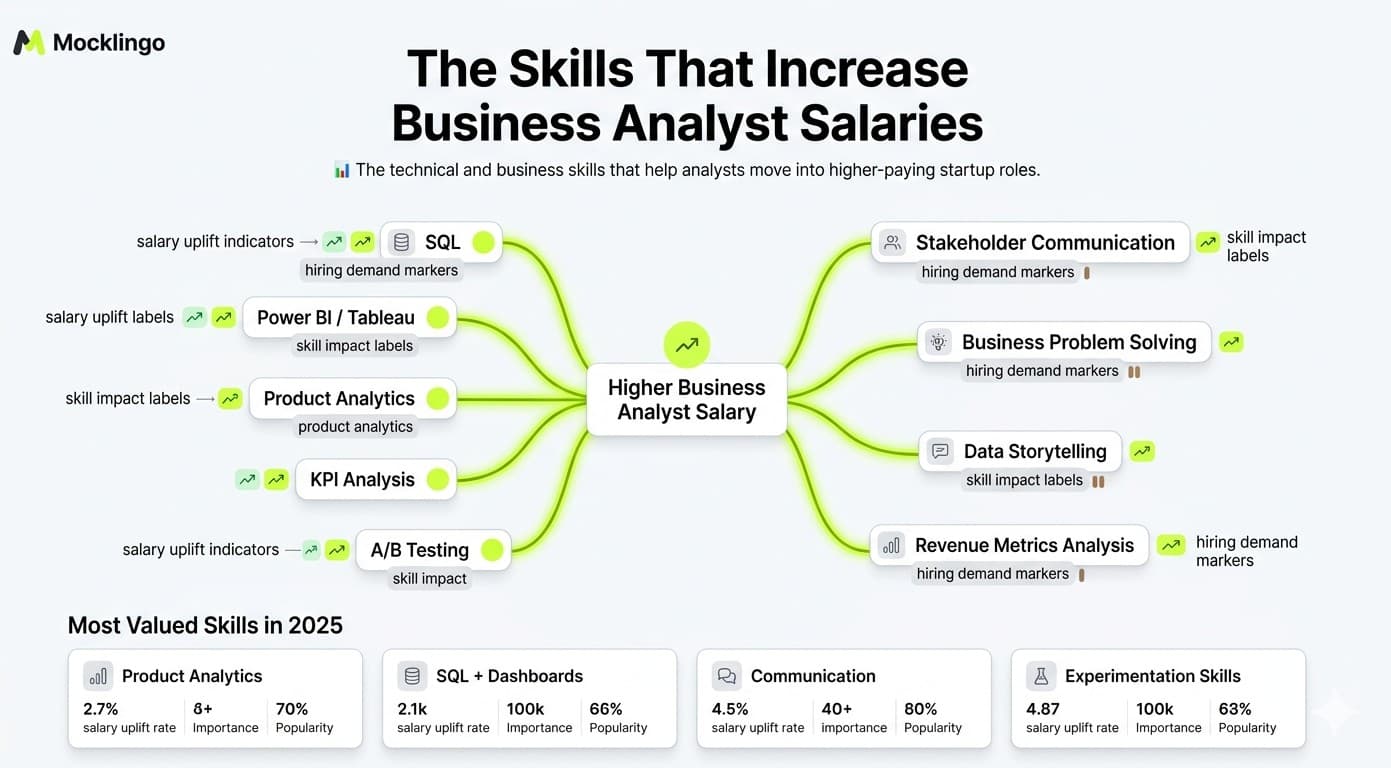 Skill that increases business analyst salary