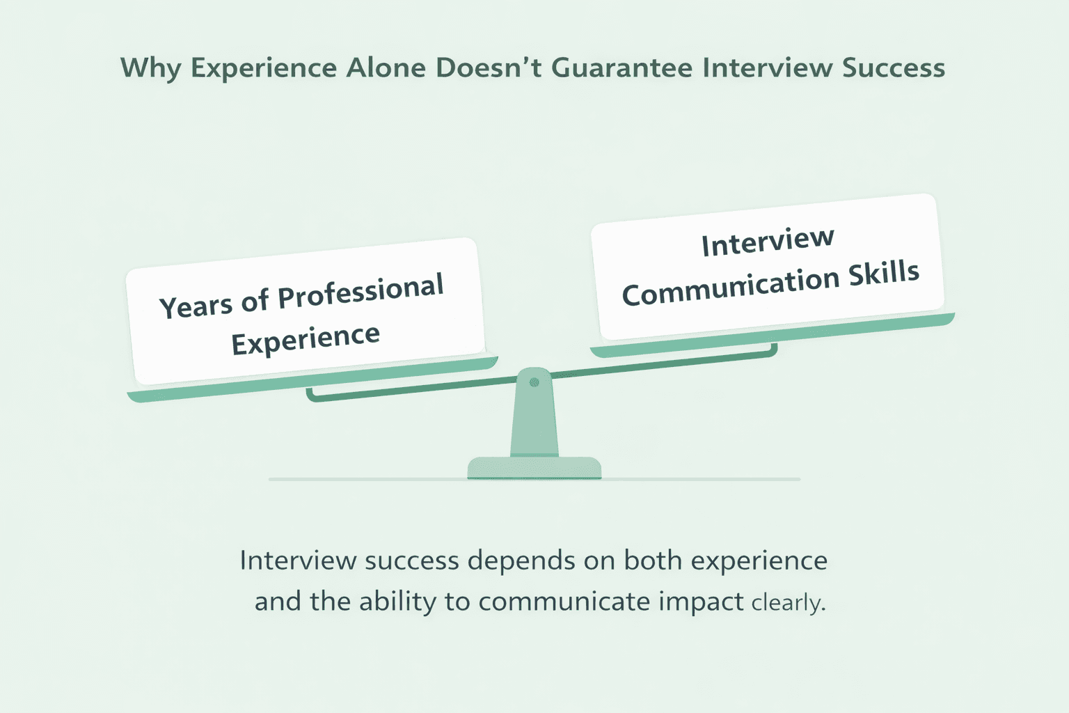 Interview skills vs experience