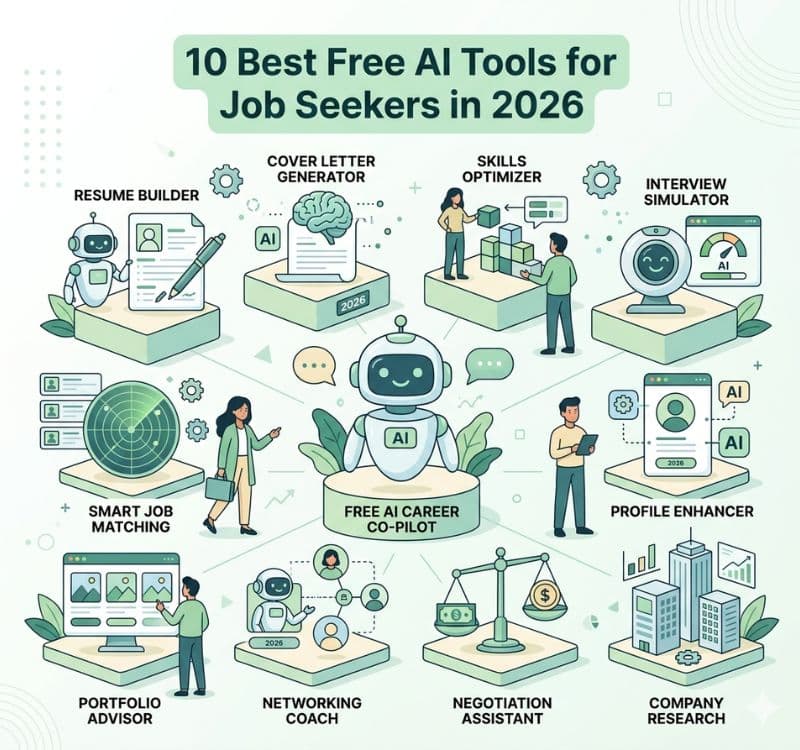 10 Best Free AI Tools for Job Seekers in 2026