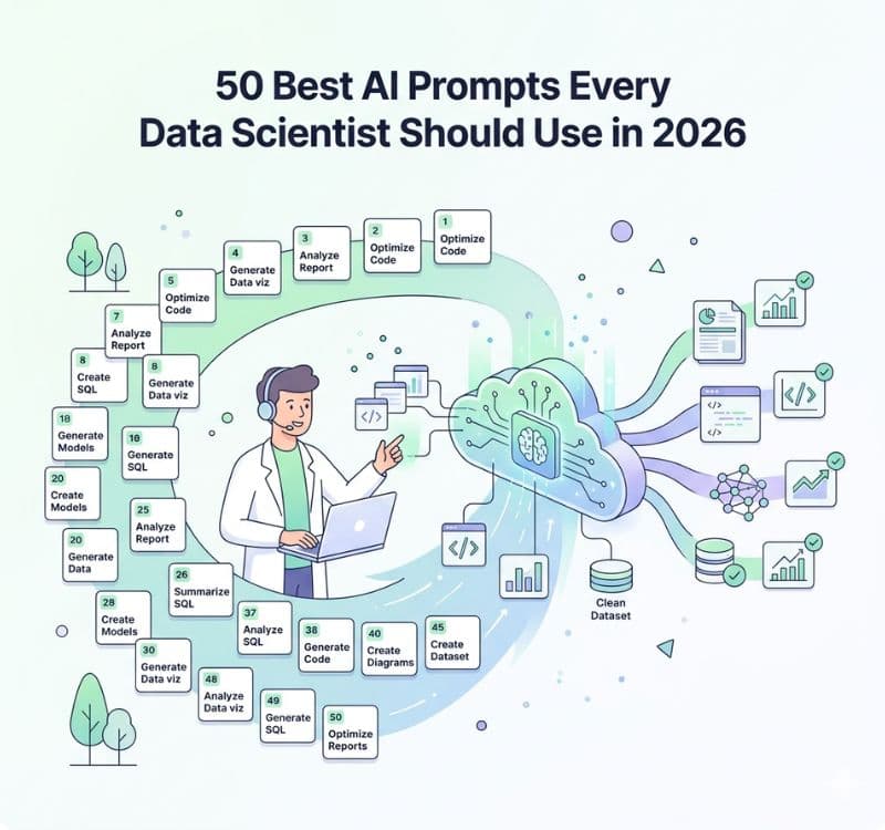 50 Best AI Prompts Every Data Scientist Should Use in 2026