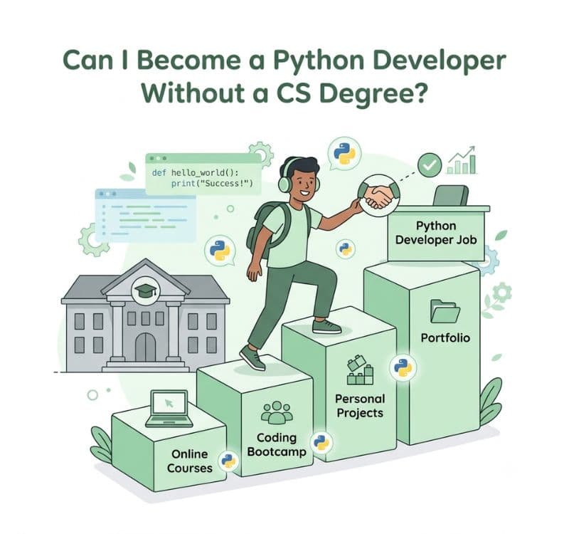 Can I Become a Python Developer Without a CS Degree?