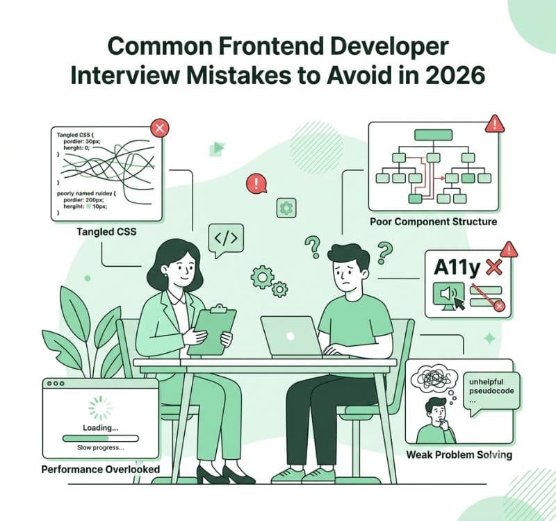 Common Frontend Developer Interview Mistakes to Avoid in 2026