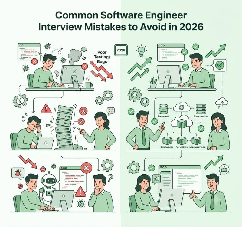 Common Software Engineer Interview Mistakes to Avoid in 2026