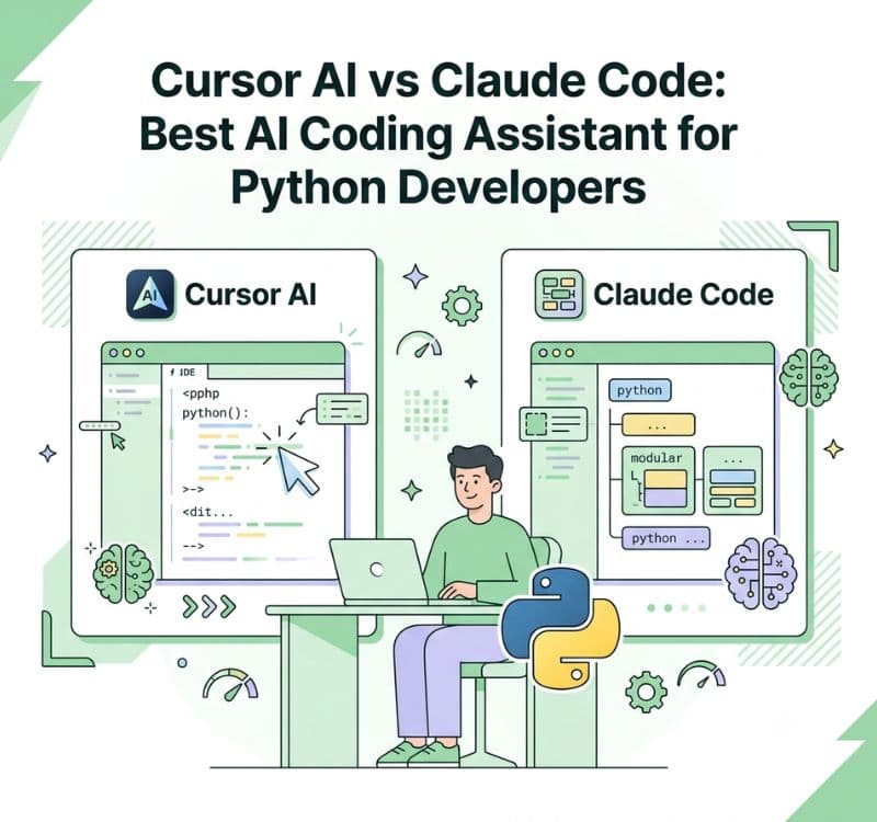 Cursor AI vs Claude Code: Best AI Coding Assistant for Python Developers