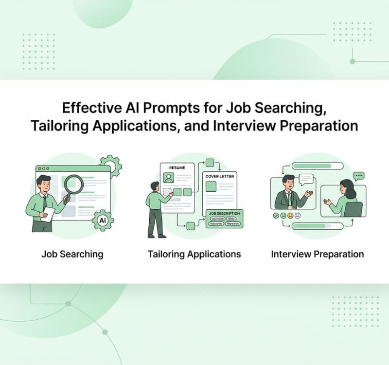 Effective AI Prompts for Job Searching, Tailoring Applications, and Interview Preparation