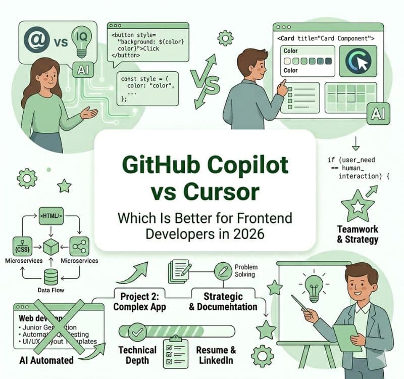 GitHub Copilot vs Cursor: Which Is Better for Frontend Developers in 2026?