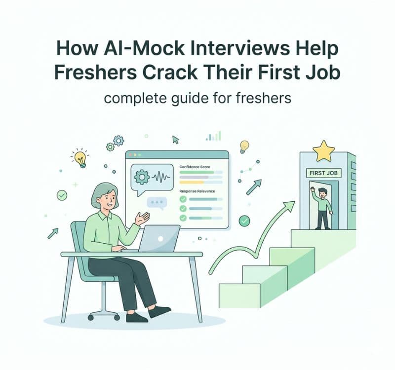 How AI-Mock Interviews Help Freshers Crack Their First Job