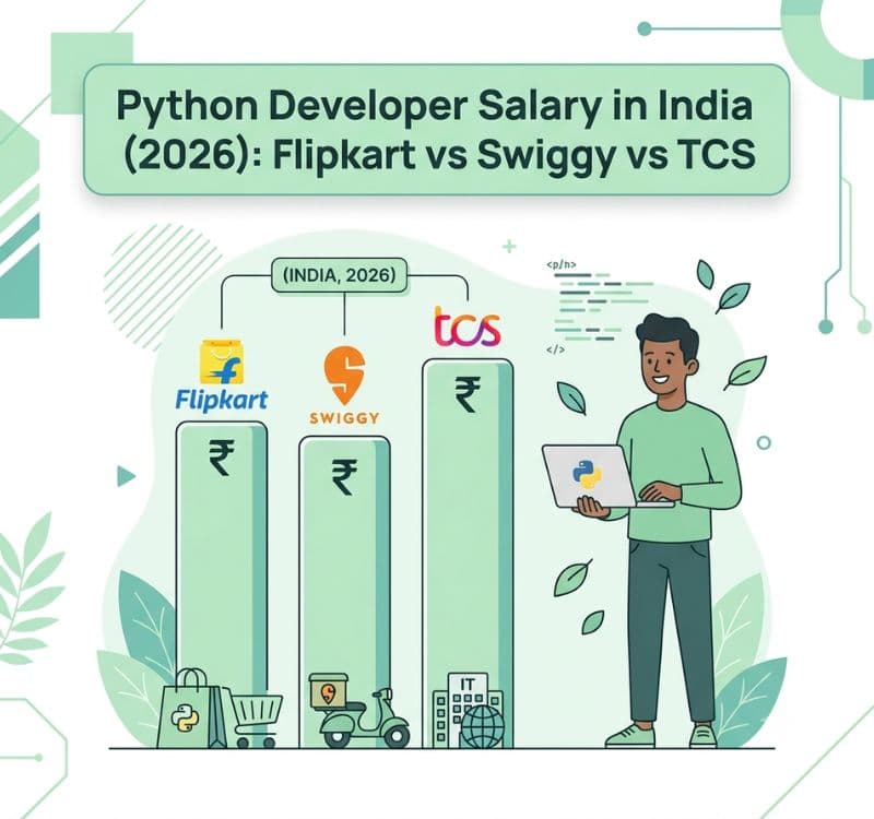 Python Developer Salary in India (2026): Flipkart vs Swiggy vs TCS