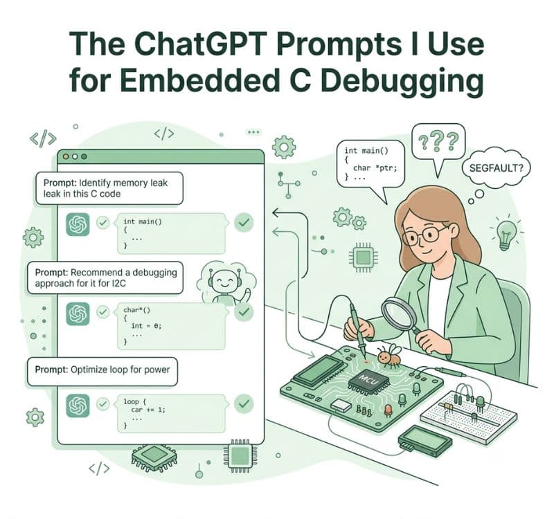 The ChatGPT Prompts I Use for Embedded C Debugging