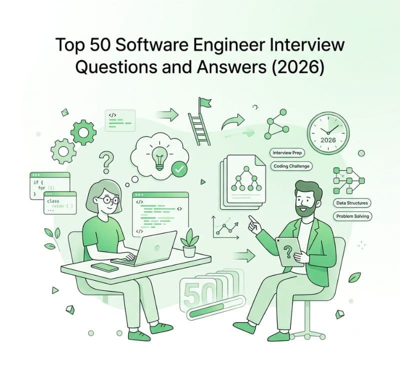 Top 50 Software Engineer Interview Questions and Answers (2026)
