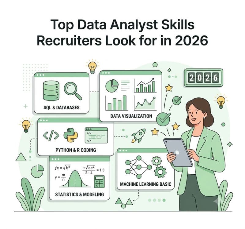 Top Data Analyst Skills Recruiters Look for in 2026