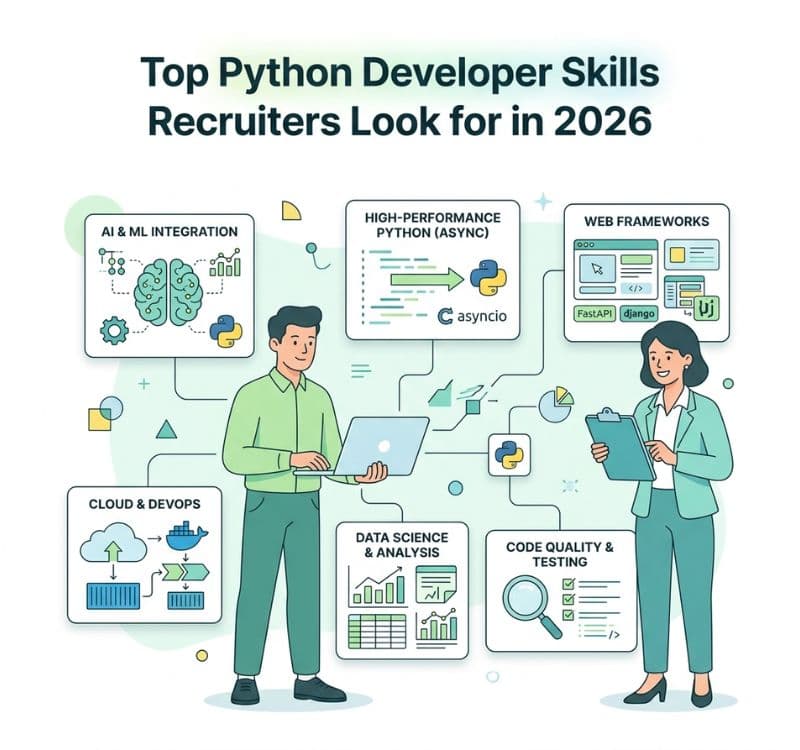 Top Python Developer Skills Recruiters Look for in 2026