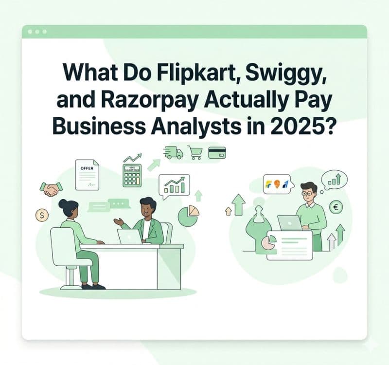 What Do Flipkart, Swiggy, and Razorpay Actually Pay Business Analysts in 2025?