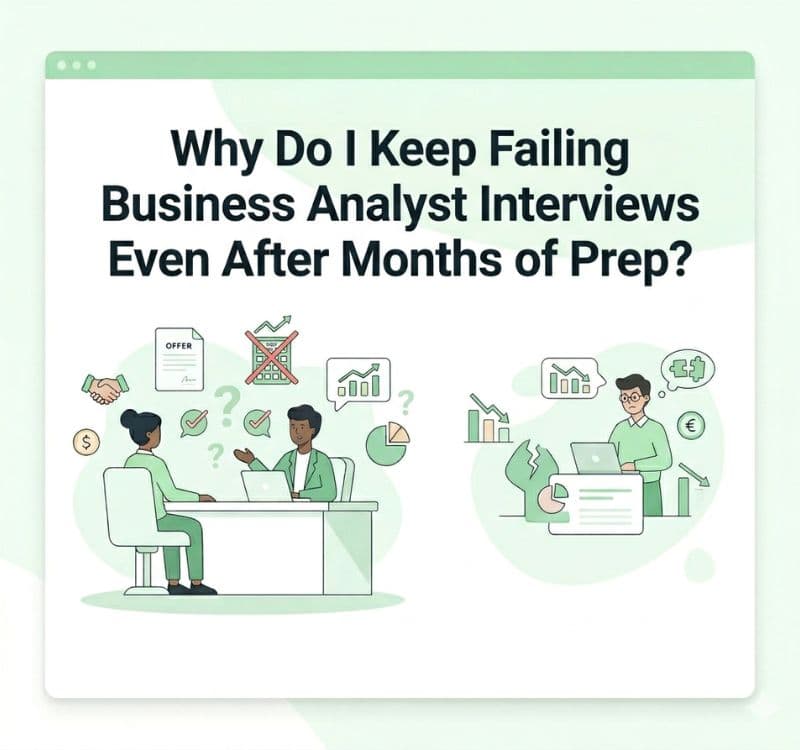 Why Do I Keep Failing Business Analyst Interviews Even After Months of Prep?