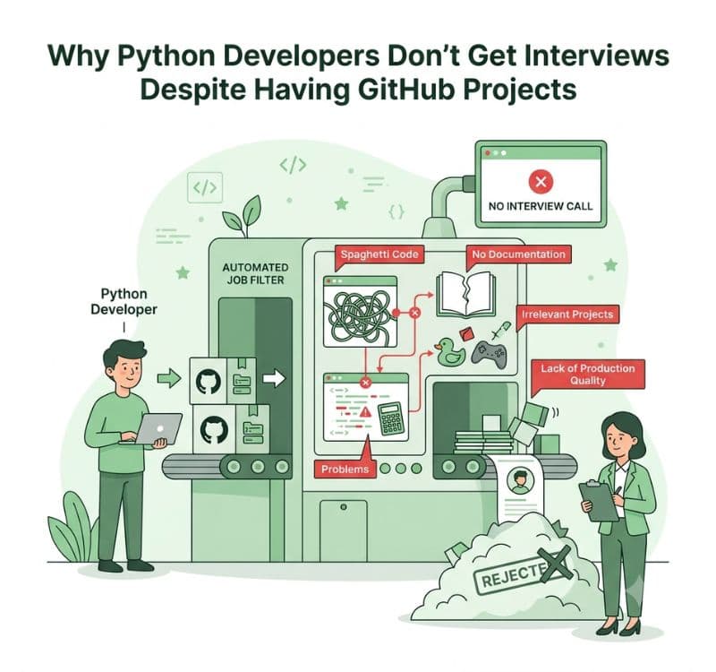 Why Python Developers Don't Get Interviews Despite Having GitHub Projects